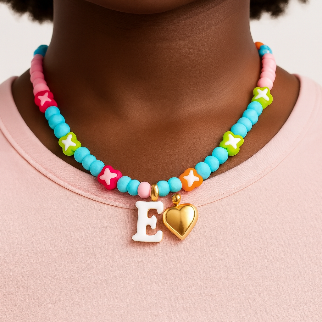 Alphabet Charmy Initial Necklace – Kids