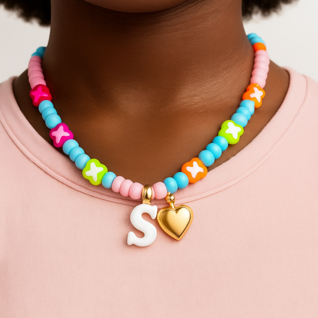 Alphabet Charmy Initial Necklace – Kids
