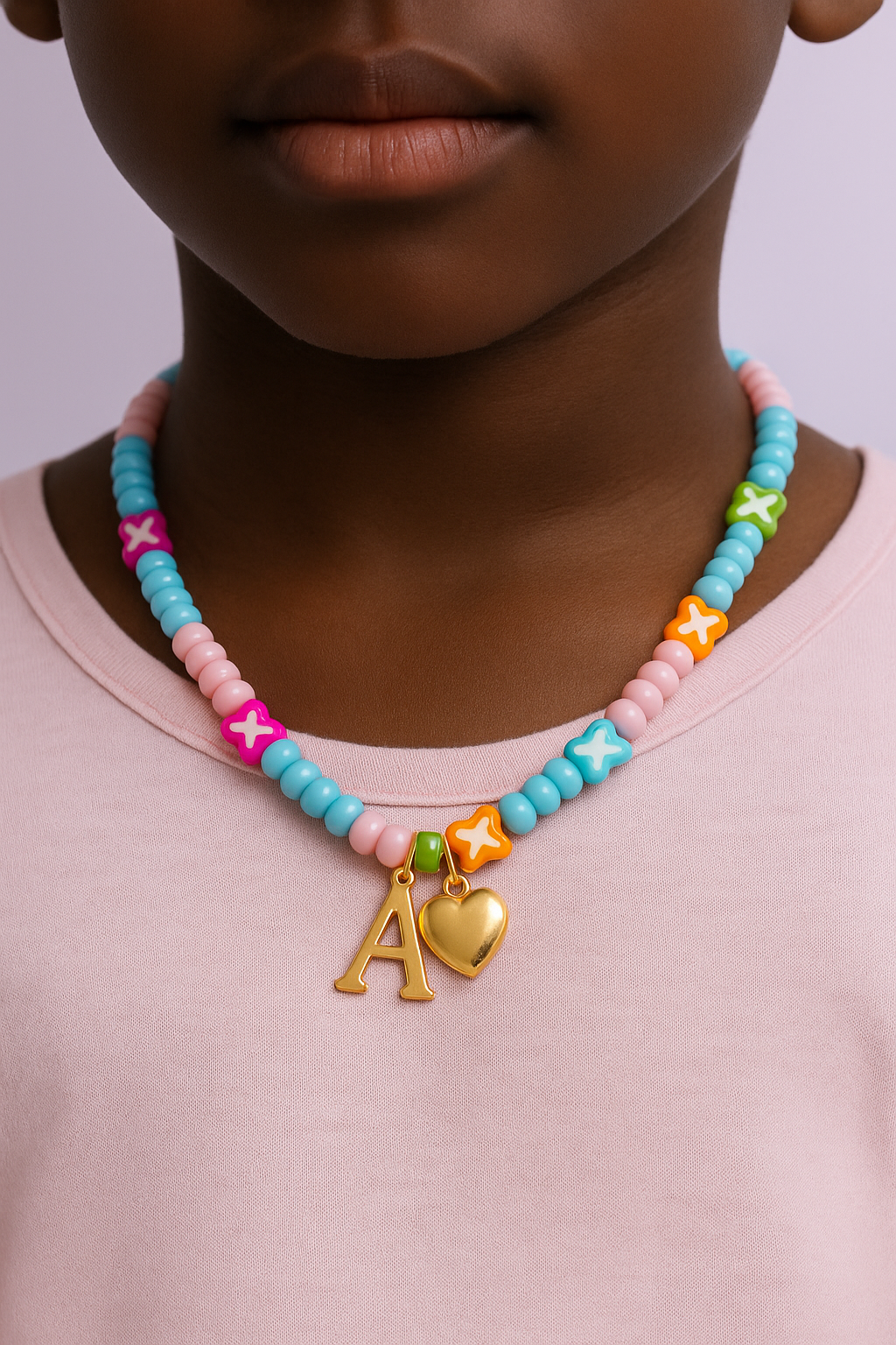 Alphabet Charmy Initial Necklace – Kids