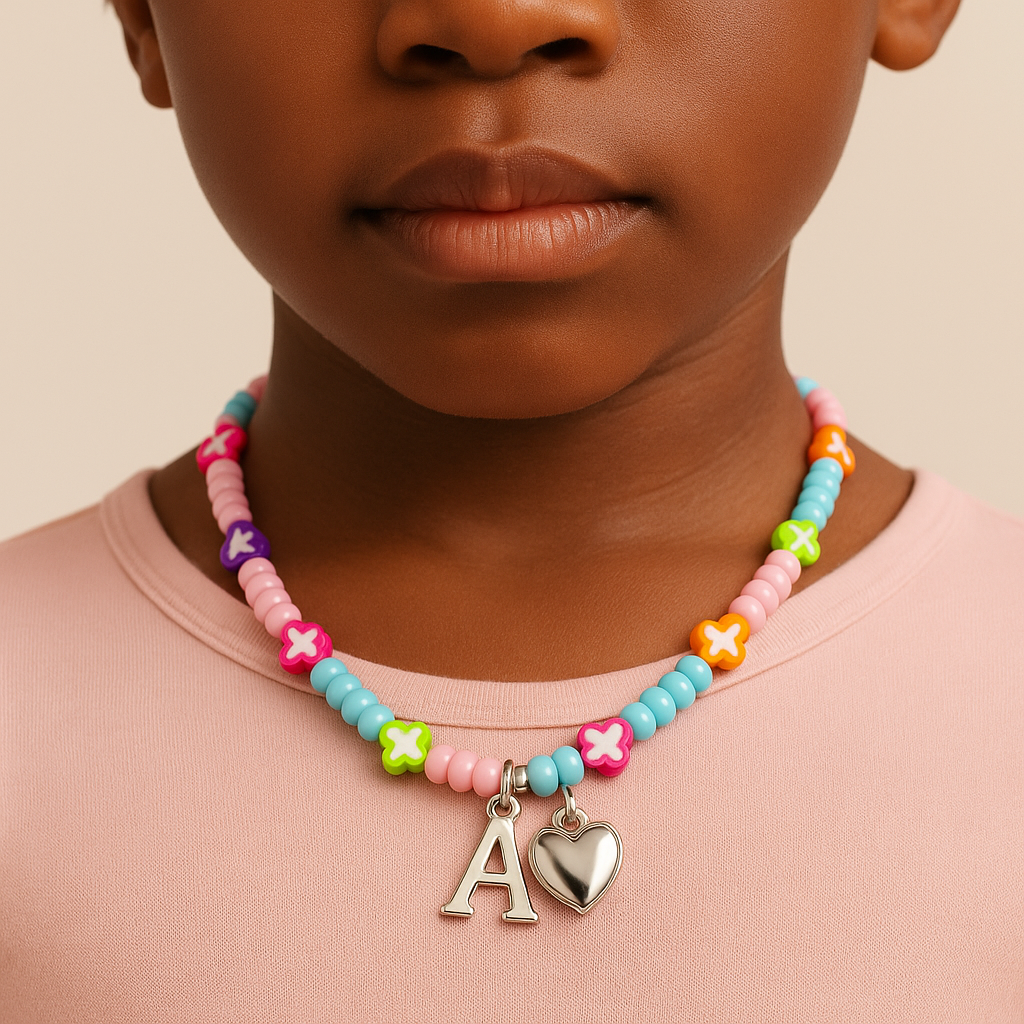 Alphabet Charmy Initial Necklace – Kids