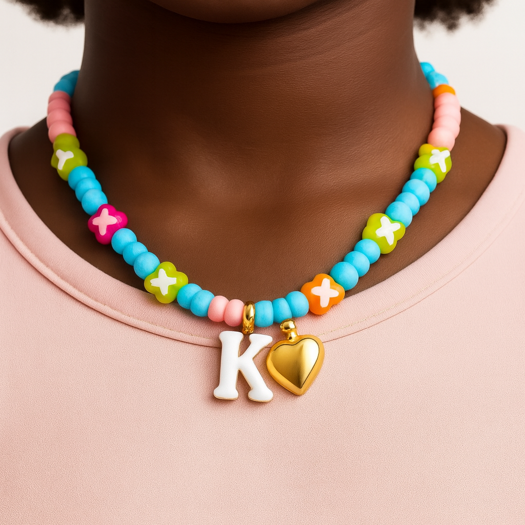 Alphabet Charmy Initial Necklace – Kids