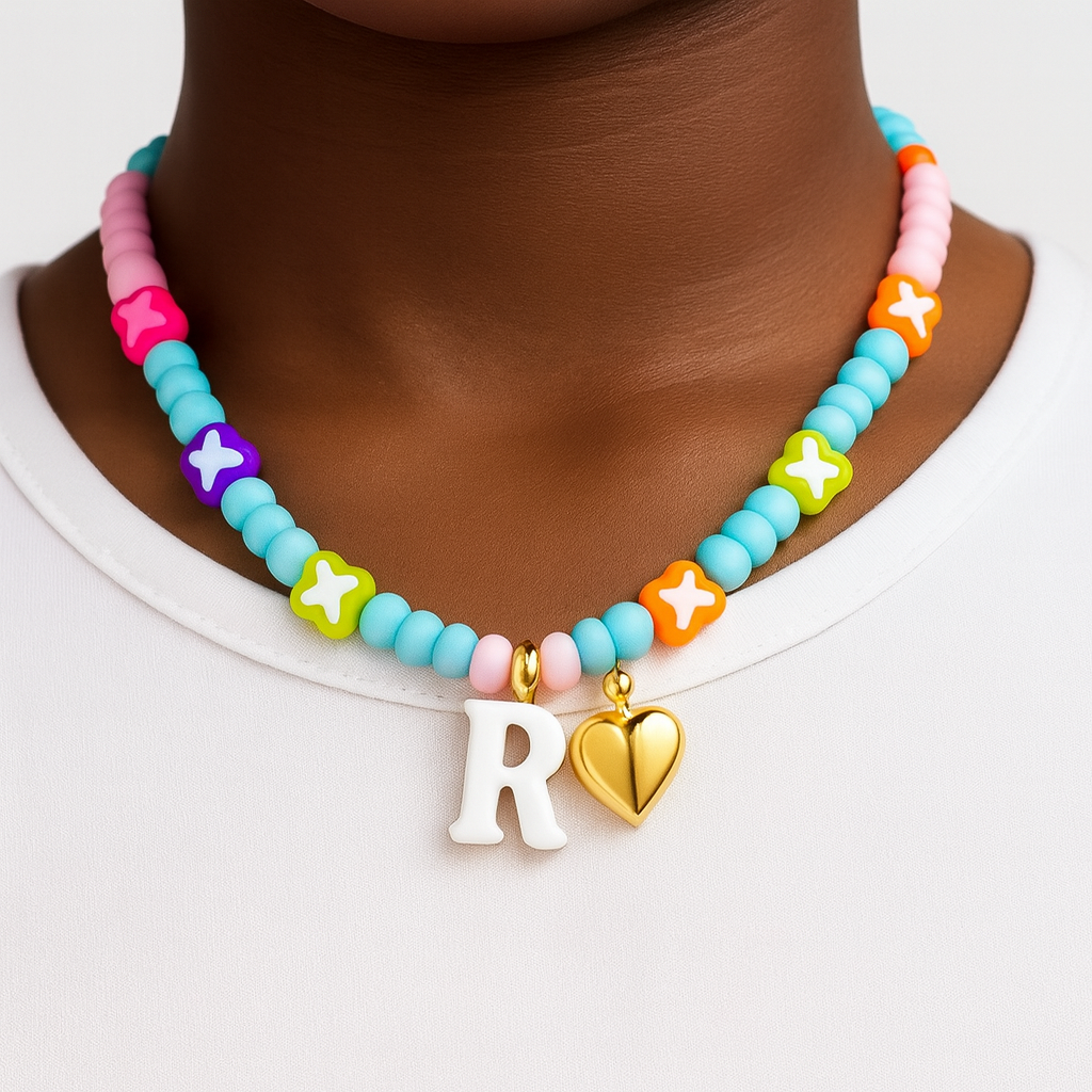 Alphabet Charmy Initial Necklace – Kids